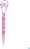 MIRADENT TONGSCHRAPER DELUXE ROZE 1 ST