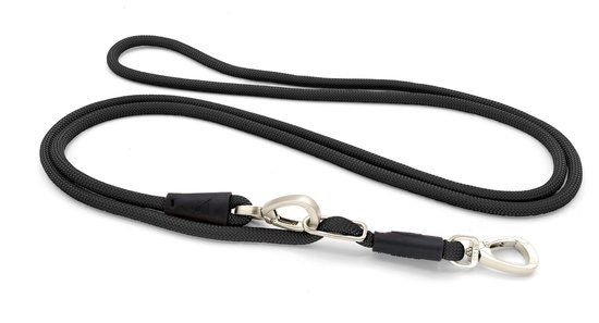 Morso Hondenriem Hands Free Soft Rope Gerecycled Zwart