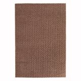 AFK Living - Rechthoekig, laagpolig, modern vloerkleed van polyester in kastanje, 160 x 230 cm