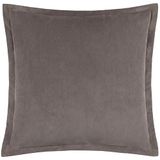 furn. Yard Merton Fluwelen Kussenhoes - Taupe - 55x55cm