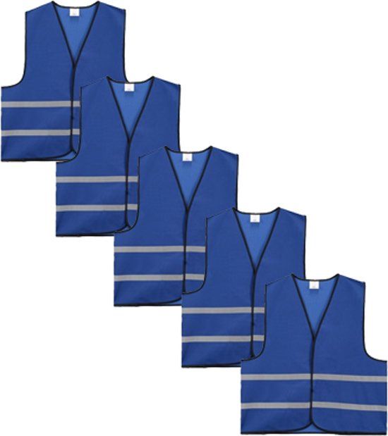 Ciclón Sports Veiligheidshesje - Veiligheidsvest - Kind - Blauw - 5 stuks