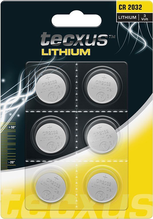 Tecxus Tecxus CR2032 - Lithium knoopcel, 3V