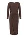 VILA Robe 'JUSTINE' marron