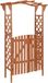 vidaXL Pergola met poort 116x40x204 cm massief vurenhout