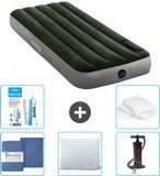 Intex Luchtbed - 1-Persoons - 76 x 191 x 25 cm - Groen