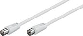 Goobay 11510 coax-kabel 1,5 m Coaxiaal Wit