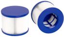 OrangeCart B.V. Geschikt voor GYMAX SPA PM_SPA-P154 8106 Cartouche de filtre gonflable pour piscine, filet de filtration, cartouche de filtre à visser, pièces de rechange, pour jacuzzis et spas gonflables, 2 pièces