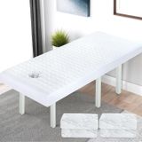 oCreon Massage stoel beschermhoes met opening, 2 stuks, massage stoel hoes, 70x190 cm, wasbare stretch hoes