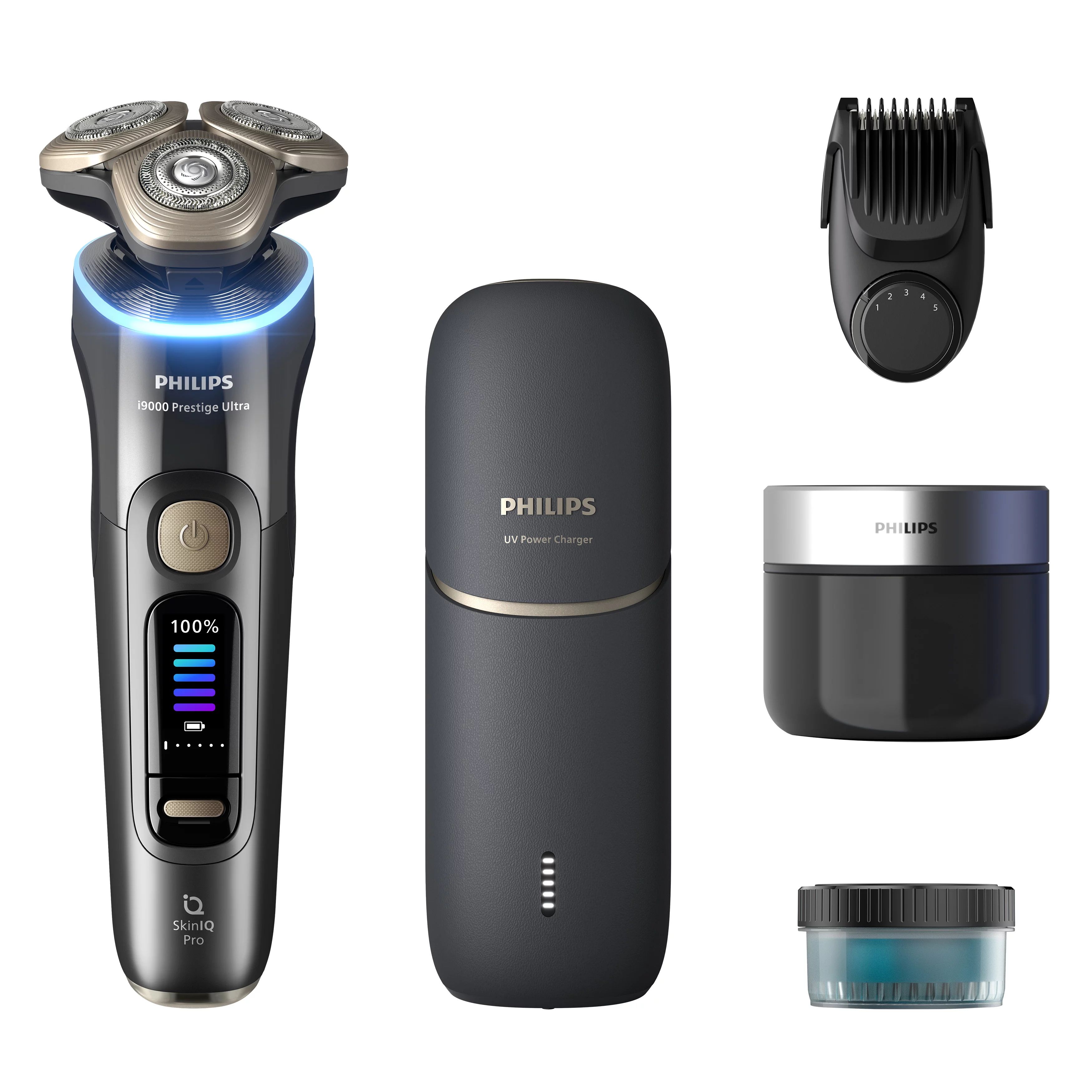 Philips i9000 Prestige Ultra XP9402/46 Wet&Dry elektrisch scheerapparaat met SkinIQ Pro