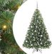 vidaXL Kunstkerstboom met 300 LED, standaard, Groen, 180 cm, PE en PVC
