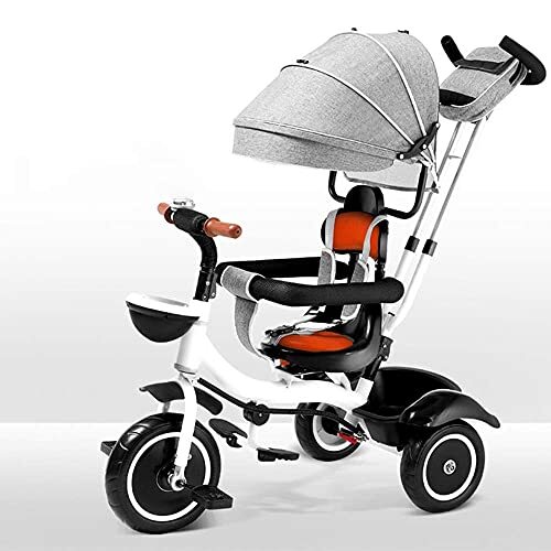 NBgycheche Driewielertrike. Baby driewieler met drukgreep rubberen