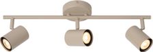 Lucide Joa - Plafondspot (Plafondlamp) - 3xGU10 (MR16) - Taupe