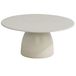 4 Seasons Outdoor Sol lounge tuintafel keramiek shiny linen 80xH35 cm