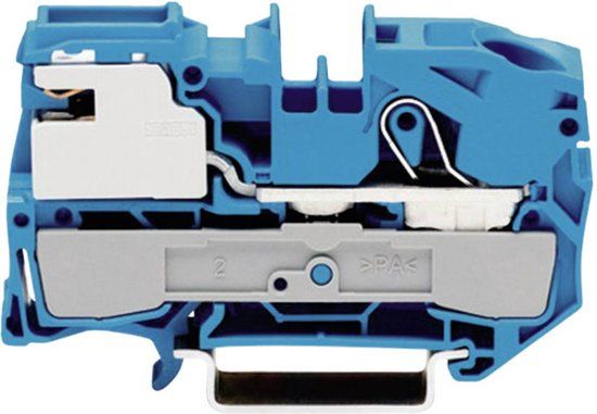 Sammy's WAGO 2016-7114 Scheidingsklem 12 mm Spanveer Toewijzing: N Blauw 1 stuk(s)