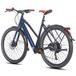 F700W Vélo électrique, 36V, batterie 10Ah, 25 km/h, SHIMANO 9 vitesses, vélo de ville, bleu