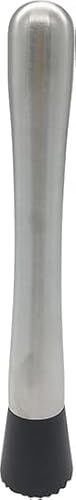 METRO Professional Caipirinha Cocktail stamper, roestvrij staal/PP, Ø 3,3 x 20,5 cm, zilver/zwart