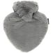 Fashy Hartwarmwaterkruik 0,7 l, met hoogwaardige extra zachte fleece-bekleding