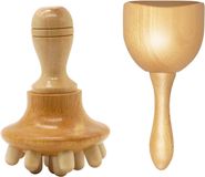 Maderotherapie set, appareil de massage manuel en bois, ventouse de massage et machine de massage, anti-cellulite, drainage lymphatique, soulagement de la douleur et relaxation