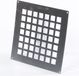 Gavo Ventilatieplaat enkel rij aluminium 25 x 25cm