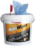 SONAX MultiWipes (72 stuks) extreem scheurvaste en duurzame viscose vliesdoeken voor een grondige reiniging