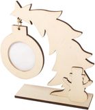 Beleduc Fotolijst knutselset kerst kleur je eigen houten lijstje creatief.