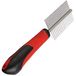 Karlie-onderhoudskam met greep, dubbel, rood/zwart, 30 x 5,5 x 3 cm (l x b x h)