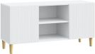 vidaXL Meuble TV Blanc 102 x 34,5 x 50 cm Bois traité