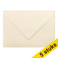 Clairefontaine Clairefontaine gekleurde enveloppen ivoor C5 120 grams (5 stuks)