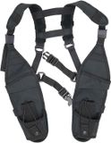 Sans marque Harnais d'épaule radio double universel gilet porte-holster