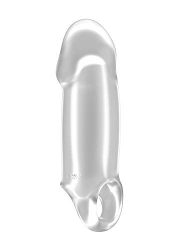 Sono by Shots - nr. 37 - rekbare penisverlenging - dik - transparant - 15,2 cm - 1 stuk
