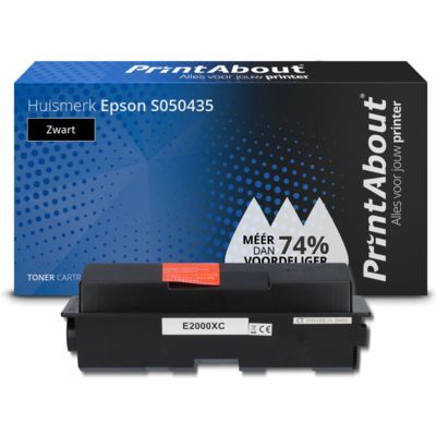 PrintAbout Huismerk Epson S050435 Toner Zwart