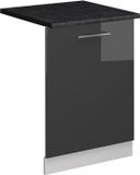 Vicco Fame-Line Vaatwasserfrontpaneel – 60 cm, WB Antraciet Antraciet Hoogglans