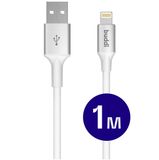 Buddi Flex | USB-A naar Lightning Kabel 12W Fast Charge | 1 Meter | Wit
