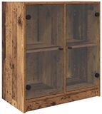 vidaXL Bijzetkast Oud Hout 68 x 37 x 75,5 cm Bewerkt hout