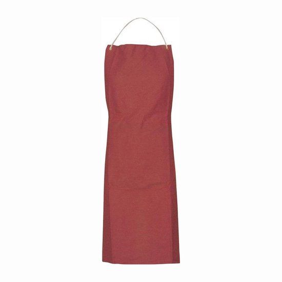 Asatex canvas schort ca. 100 x 80 cm - Rood