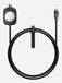 Nomad Câble pour Apple Watch (1.5m/100W) – Disque de charge Apple Watch intégré – Prend en charge jusqu'à 100W de charge – Revêtement extérieur en Kevlar® double tresse pour la durabilité - Noir