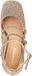 Les tropeziennes par M. Belarbi Delphine leren ballerina met hak beige glitter 39