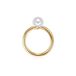 Valero Pearls Dames Lady Ring 925 Zilver zoet water Parel 60 Goud 32018589