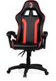 Qubick Gaming Chair AC Milan Devil, kunstleer, rood/zwart, standaard