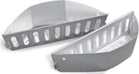 Merkloos Weber Houtskool manden Set van 2 - Voor directe en indirecte warmte - Geschikt voor houtskoolgrills van 47, 57 en 67cm - Model 7403