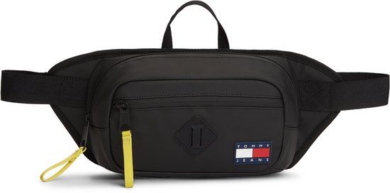 Tommy Hilfiger Crossbodytas Unisex Polyurethaan Zwart