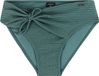 Protest MIXWrap - Bikini broekje Dames - Normale pasvorm - Laurel Green - Gestreept - High Waist