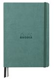 RHODIA 194448C - Hardcover Notitieboek Bullet Journal Goalbook Creation Water - A5 14,8 x 21 cm - Dot Stippen - 160 pagina's Clairefontaine Maya Zwart Glad Papier 120 g/m² - 2 Leeslinten - Omslag in Imitatieleer