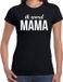 Bellatio Decorations Shoppartners Bv Ik word mama - t-shirt zwart voor dames - Cadeau aanstaande moeder/ zwanger / mama to be M