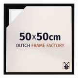 Dutch Frame Factory Baklijst 50x50 cm - Zwart Mat - MDF