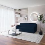 Italian Bed Linen Bankovertrek "Più Bello", donkerblauw, 3 plaatsen
