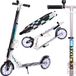 Raven Galaxia Holo 200mm Trottinette avec Frein, Porte-bidon et Roues LED