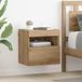 Maison Exclusive Étagère murale exclusive pour télévision, lot de 2, en bois stratifié imitation chêne massif