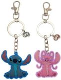 Disney Stitch & Angel BFF Dual Keychains