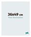 Your Decoration Cadre photo 36x49 cm Plastique Blanc Laqué brillant Evry